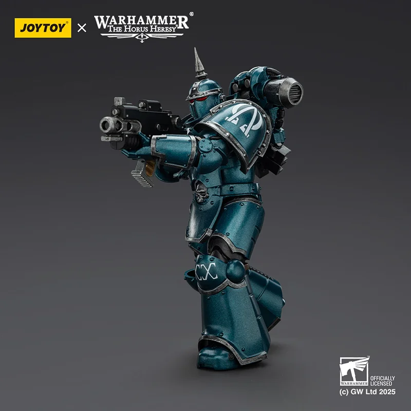 JOYTOY Source sombre Warhammer Horus Heresy MK III ensemble de soldats à 7 figurines articulées à l'échelle 1:18