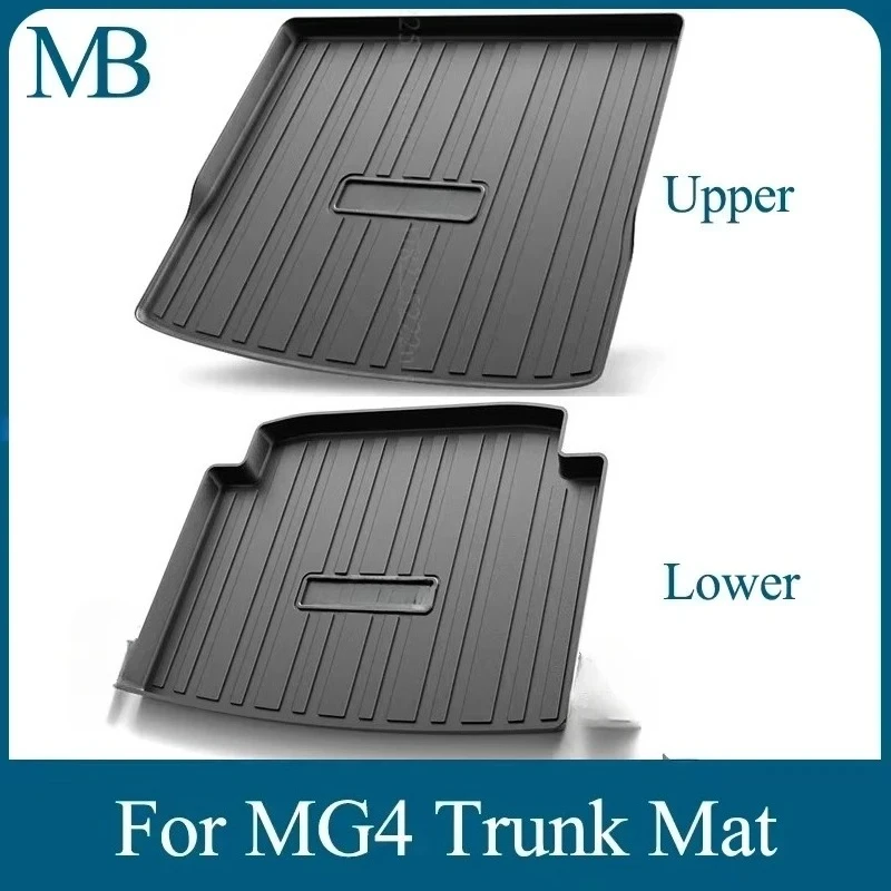 Tpe Car Trunk Mat For MG4 2025 2023 2024 Mulan Waterproof Cargo Liner Interior Modification Car Accessories Trunk Protection Pad