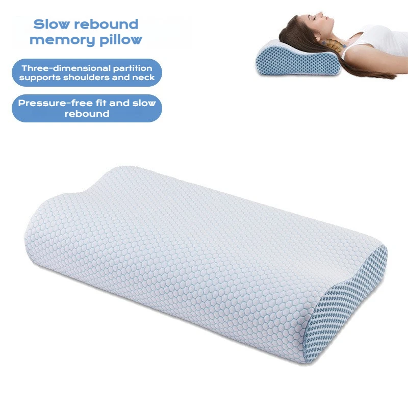 

Memory Foam Pillows Neck Pillow Pillow For Sleeping Ergonomic Cervical Pillow Neck Support Pillows For Side Back Stomach Sleeper