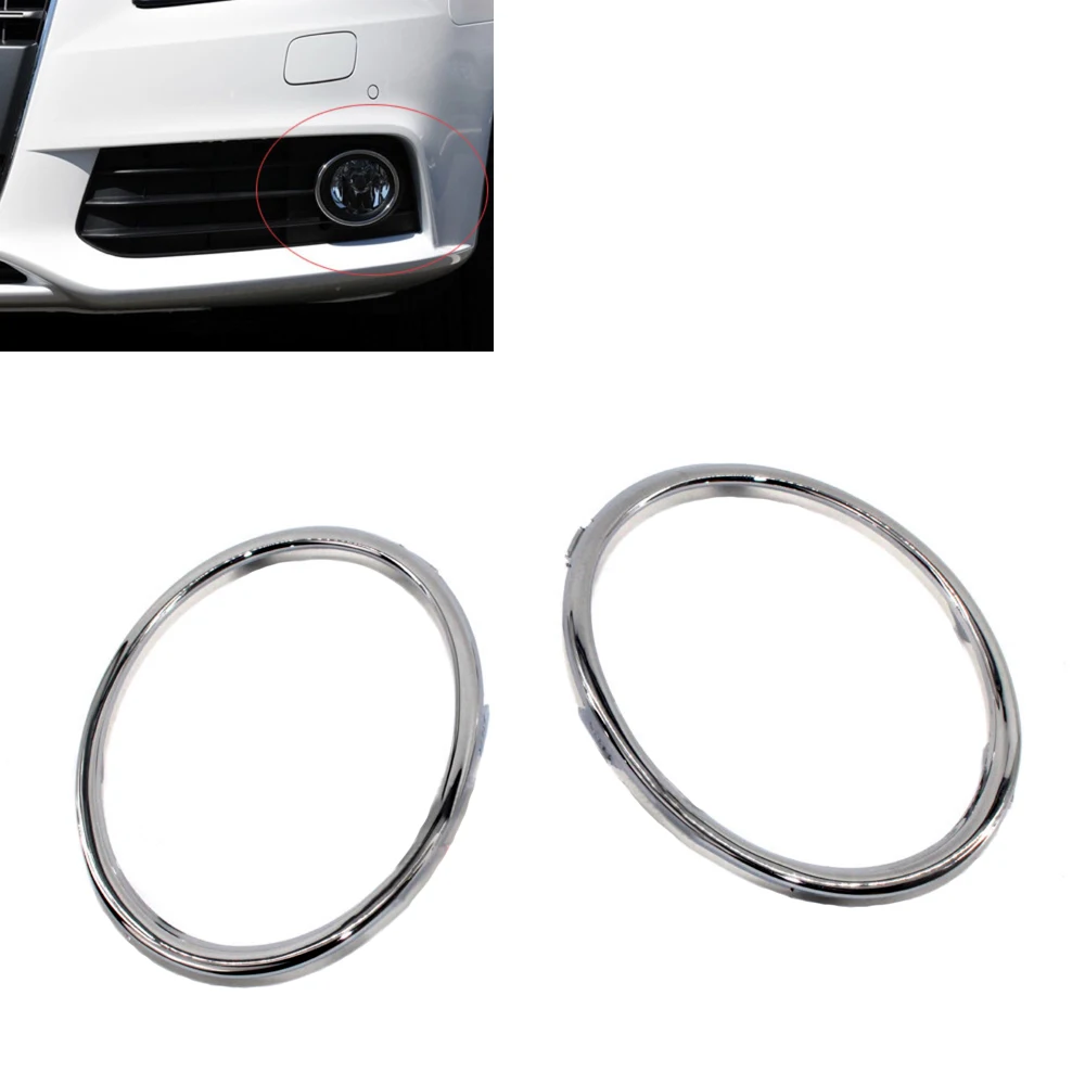 

For Audi B8 A4L 09-12 Fog Lamp Cover Electroplating Bright Strip Decoration 1pcs