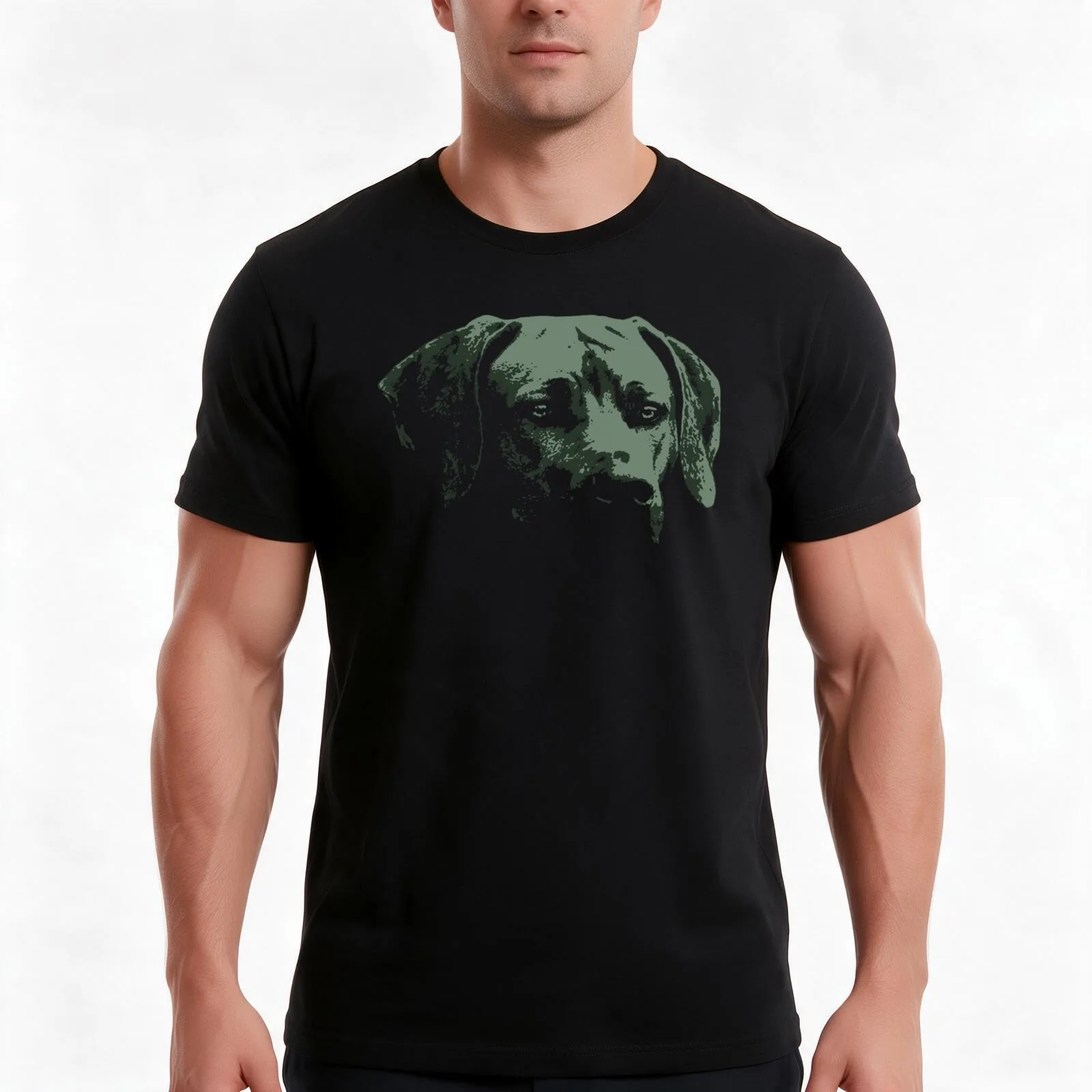 Rhodesian Ridgeback T-Shirt Summer Casual Cotton Tee Oversized Streetwear Tops Vintage Graphic Print Loose Fit Short Sleeve