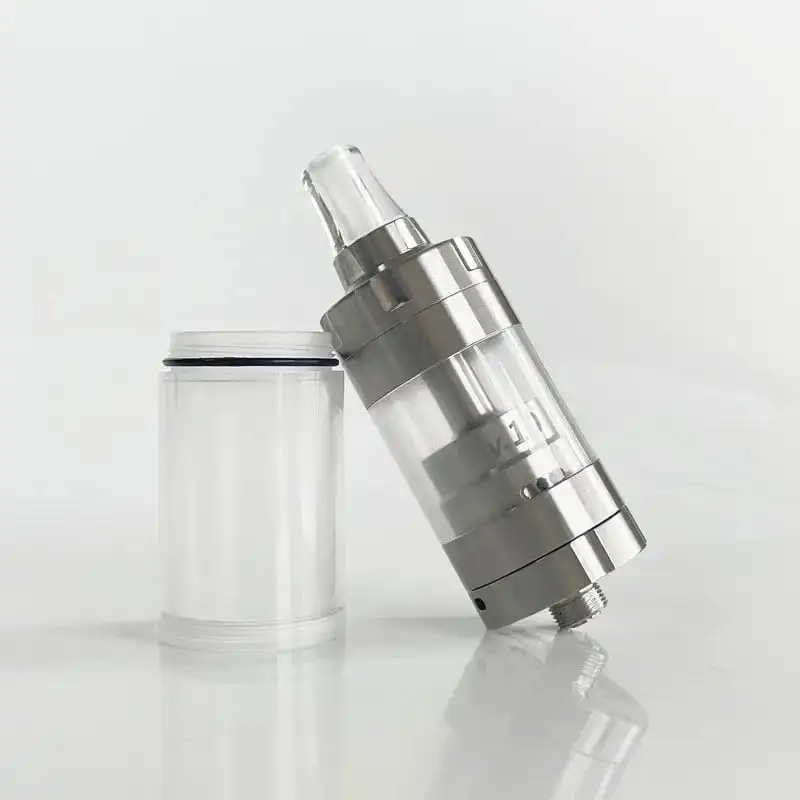 

E-cigarette BY-KA V.10 Style MTL RTA Rebuildable Tank Atomizer 316ss 5ml 22mm Single Coil Vape with 1.2mm/1.4mm/1.7mm AFC Pins
