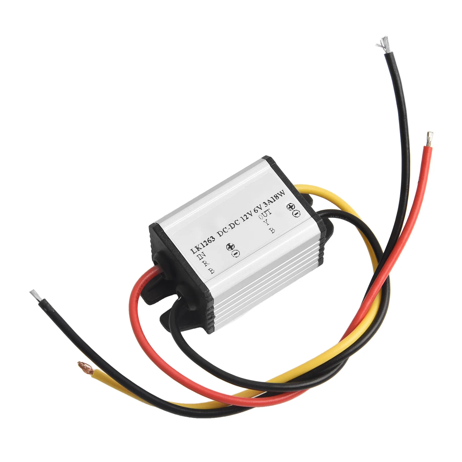 Silver Black Voltage Converter 12V To 3 6 7.5V Soft Start Time 500mS Stable Output Wide Temperature Range 3A Output Current
