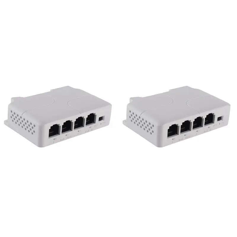 1 To 3 Port Poe Extender Passive Cascadable IEEE802.3Af For IP Port Transmission Extender For POE Switch NVR IP (2Pcs)