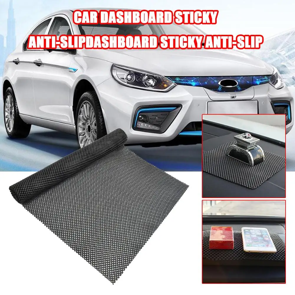 Car Dashboard Anti-Slip Mat Universal PVC Phone Sunglasses Key Interior Ornaments Portable Car Holder Accessories L3P8