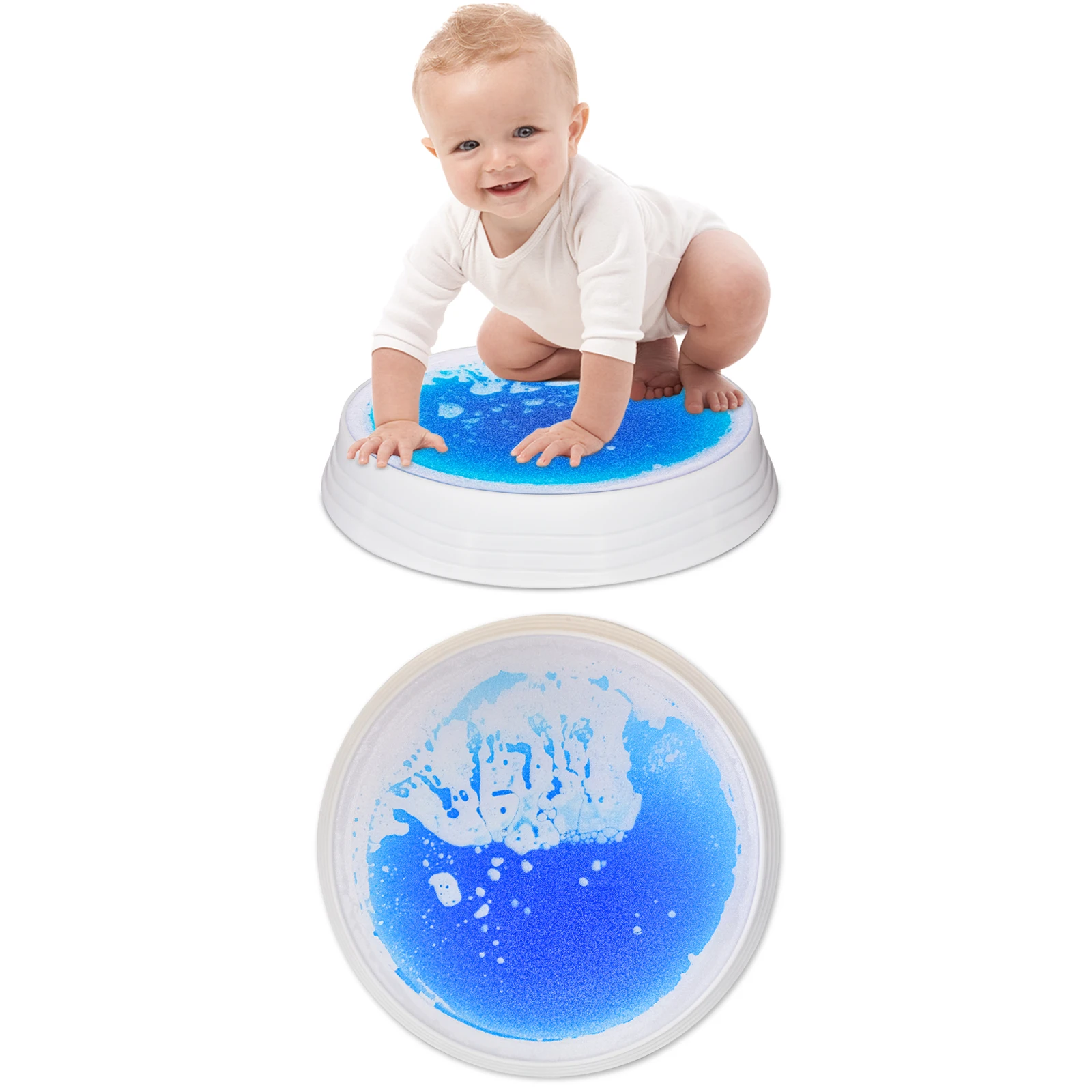 

Children's liquid dynamic sensory floor with lights, multiple colors, thickened, waterproof and anti - slip.
