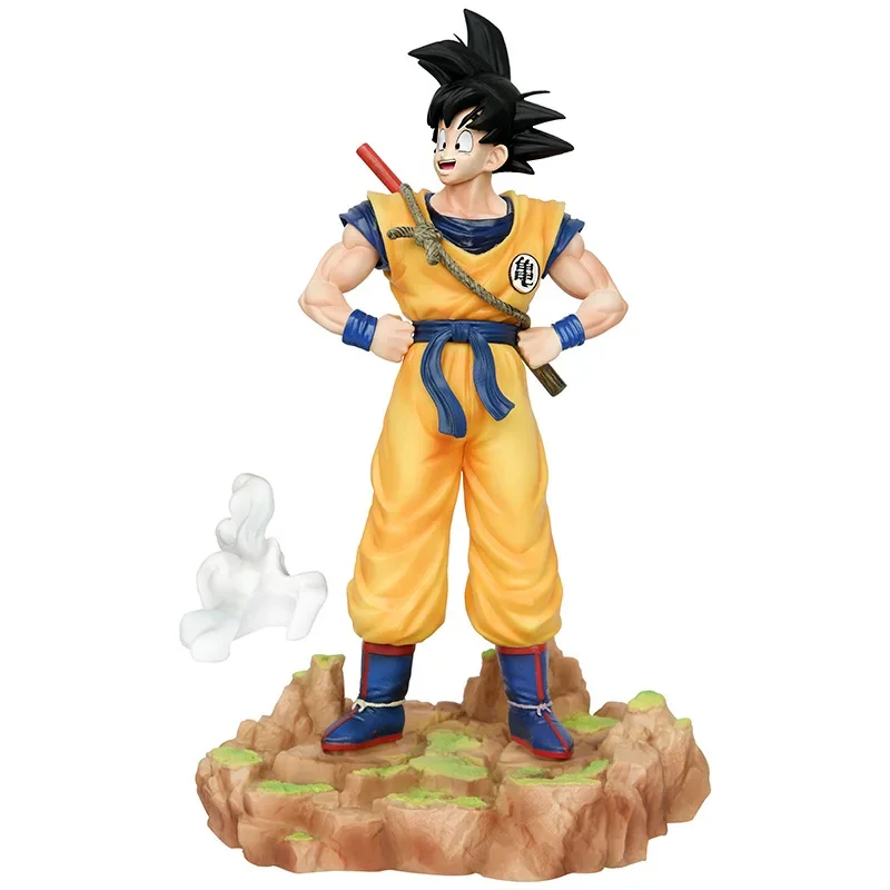 32cm Anime Dragon Ball Z Gk Son Goku Figurka Saiyan Son Goku Figurka Pvc Figurki akcji Statuetka Kolekcja Model Zabawki Prezenty