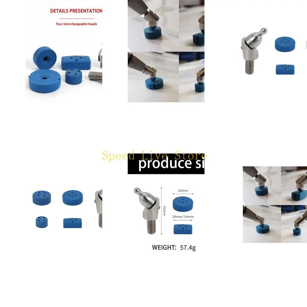 

547C Ремонт вмятин автомобиля Выравнивающий молоток Сменная головка Профессиональный ремонт вмятин