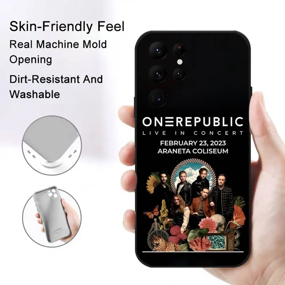 حافظة هاتف 0-OneRepublic لهاتف S Series S20 S21 S22 S23 S24 FE Plus Ultra غطاء ناعم من مادة البولي يوريثان الناعمة والصديقة للبشرة #3