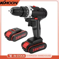 21V Electric Impact Cordless Drill High-power Lithium Battery Wireless Screwdriver Hand Drills Home DIY Electric Power Tools