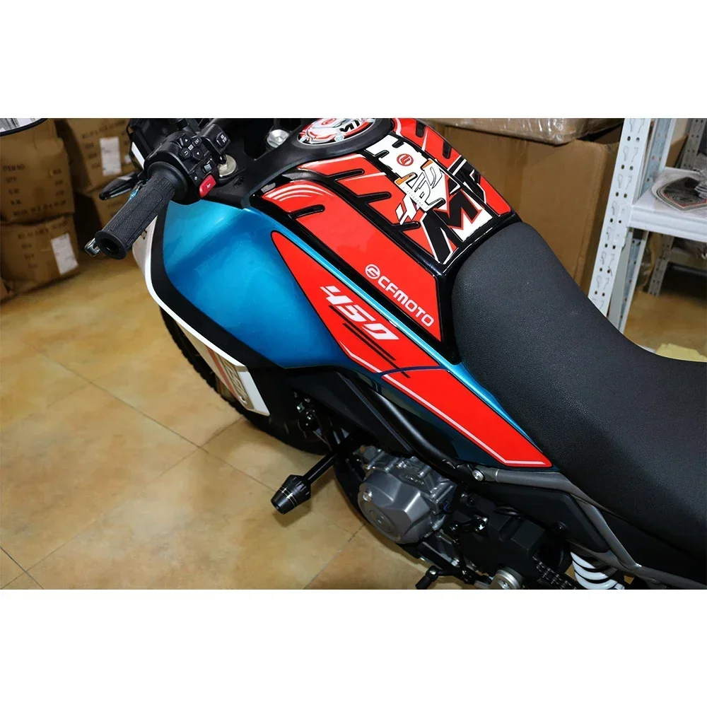 

For CFMOTO 450MT 450 MT Motorcycle Accessories Gas Tank Decoration And Protection Thicken Decals Fuel Tank Stickers Kits