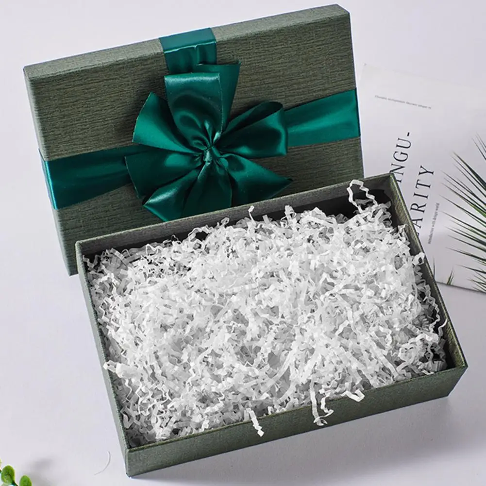 Бумажная рафия измельченная бумага, красочные декоративные экологически чистые материалы для наполнения подарочных коробок, аксессуары для свадебного декора