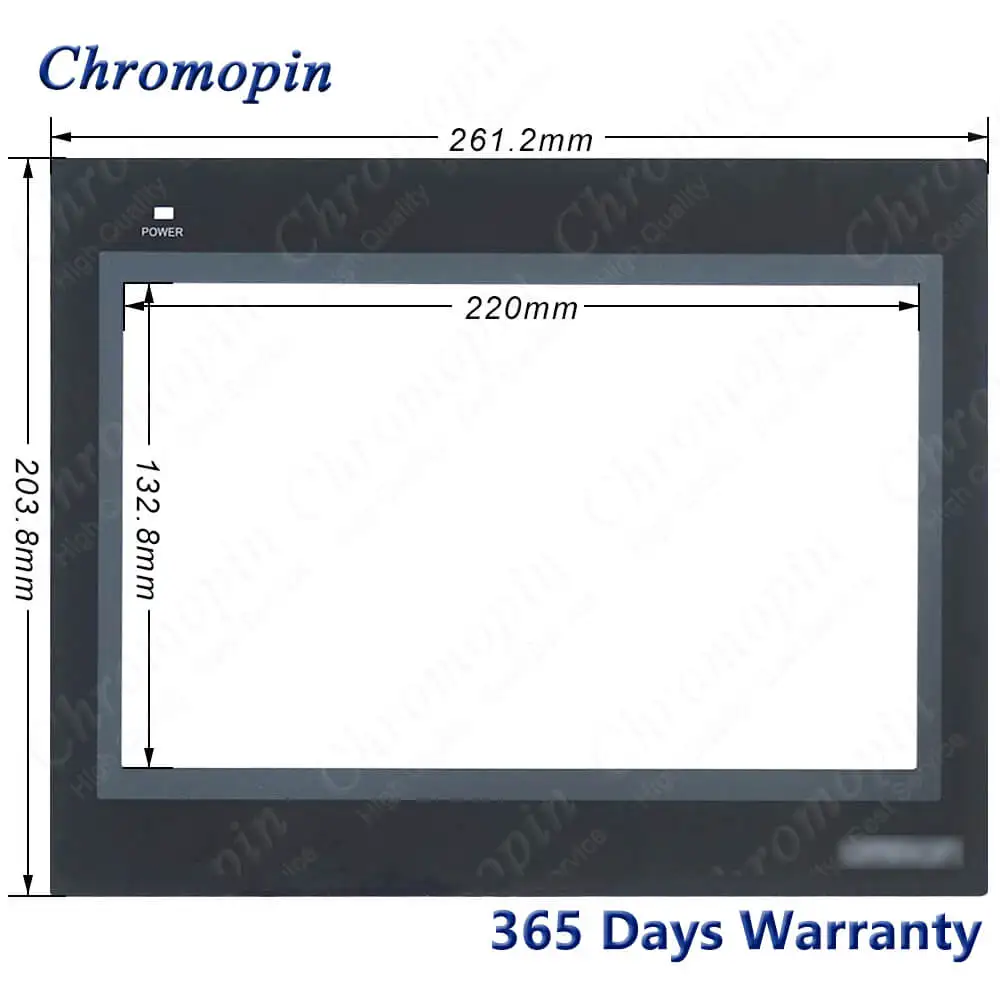 Imagem -05 - Painel da Tela de Toque Digitador Vidro para Omrom Nb10w-tw01b Nb10w.tw01b Touchscreen e Frente Sobreposição Nb10w-tw01b Nb10w Tw01b