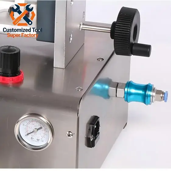 High viscosity paste filling machine Semi-automatic grease lubricating  cylinder filling machine