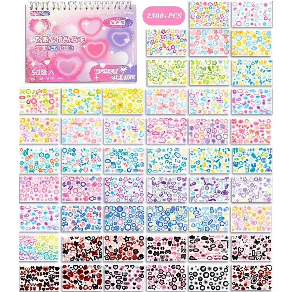 

2300 наклеек для скрапбукинга: звезды, сердечки, бантики, ленты для детских творческих книг, скрапбукинга и журналов