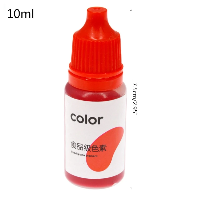 7 Colors 10ml Epoxy Resin Pigment Liquid Colorant Dye Diffusion DIY Handmade Soap Scented Coloring