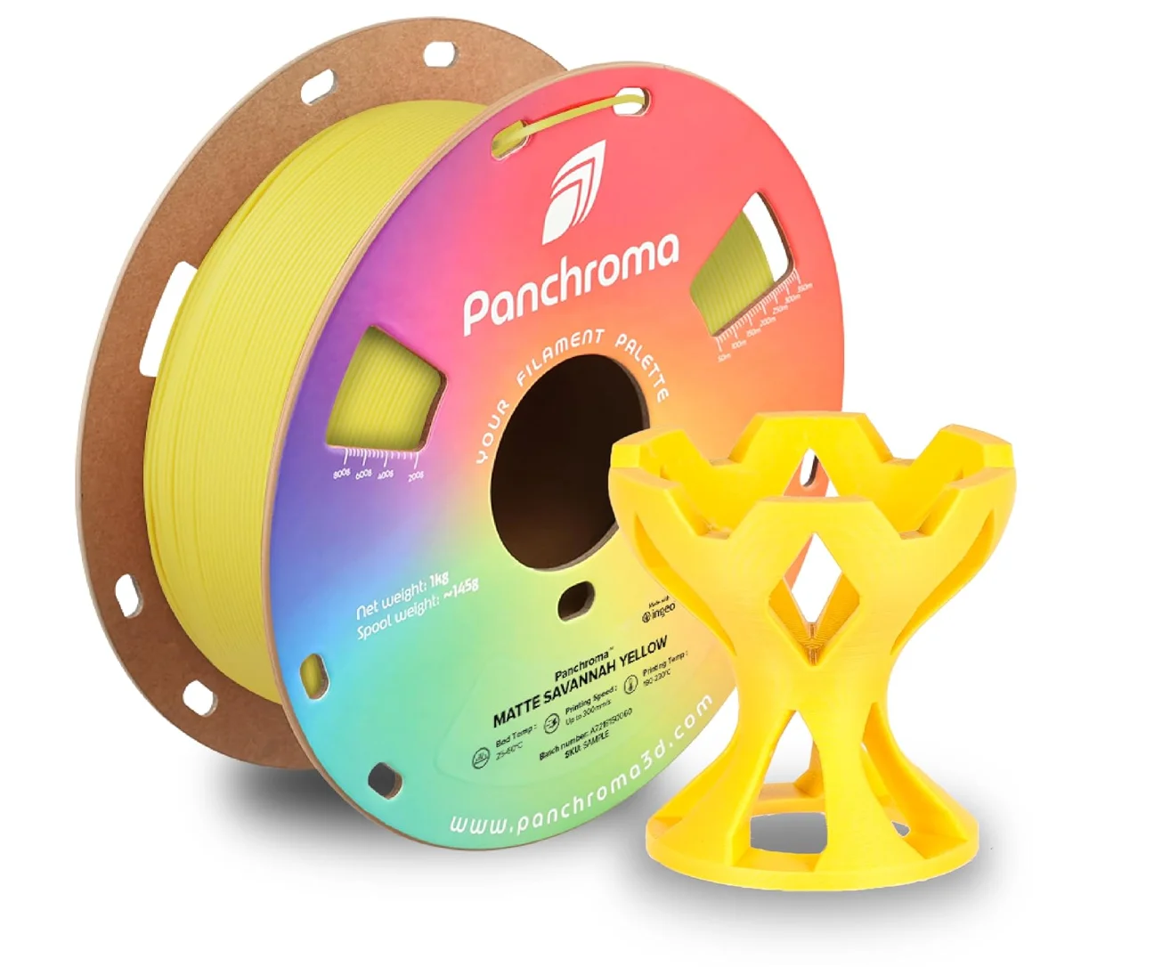 

Полимерная нить Polymaker Panchroma Matte PLA, матовый цвет «Саванна-желтый», 1,75 мм, 1 кг, для 3D-печати, подходит для большинства FDM 3D-принтеров, 2,2 фунта