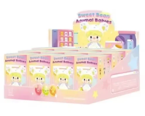 

POPMART Sweet Bean Animals Babies Mystery Box Genuine Blind Box Guess Toys Bag Anime Figure Desktop Ornaments Model Gift Girl