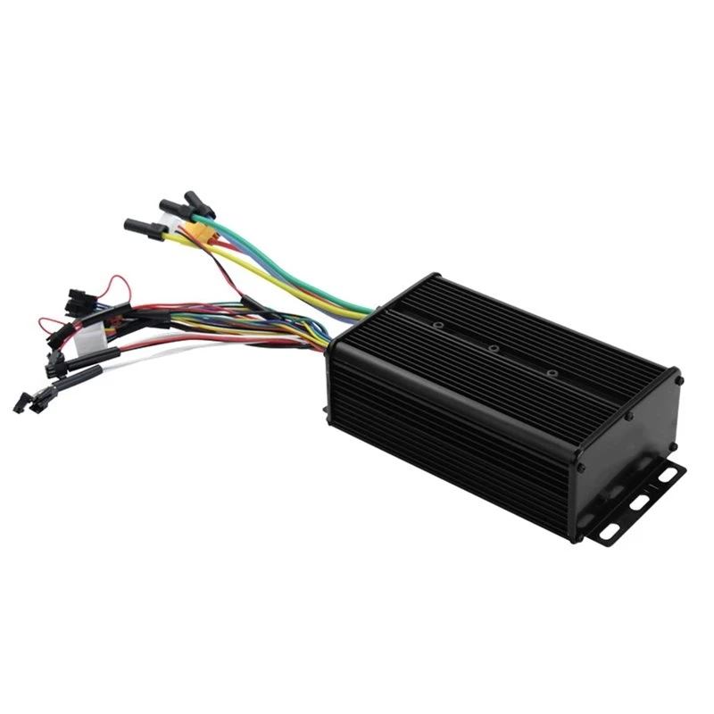 A76I-Mountain Bike Modification Parts 48V 60V 72V 3-Mode 3000W 60A Controller 18-Tube Potting Waterproof Controller