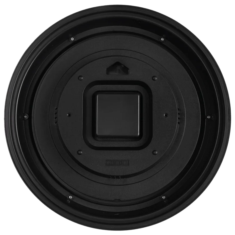 

Portable 12Inch Wall Clock,Retro Waterproof Clock With Displays Thermometer&Hygrometer,Noise-Free Clock For Indoor/Outdoor