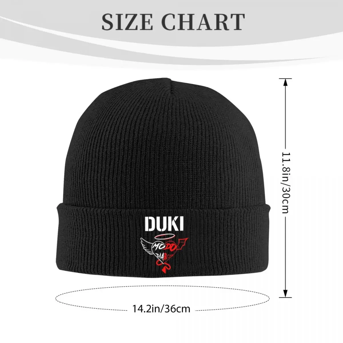 Duki Trap Rap Duko Knitted Hat Beanie Autumn Winter Hats Warm Hip-hop Music Argentine Music Caps Men Women