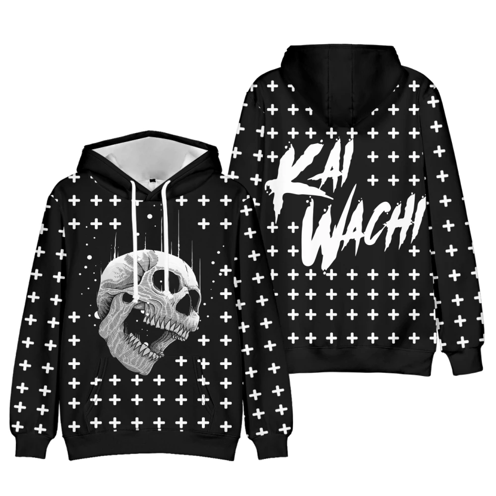 Kai Wachi SKINS TOUR Merch Hoodies Winer Suit Hoodie Sportswear Hooded Women/Men hooded New Logo Sweatshirt