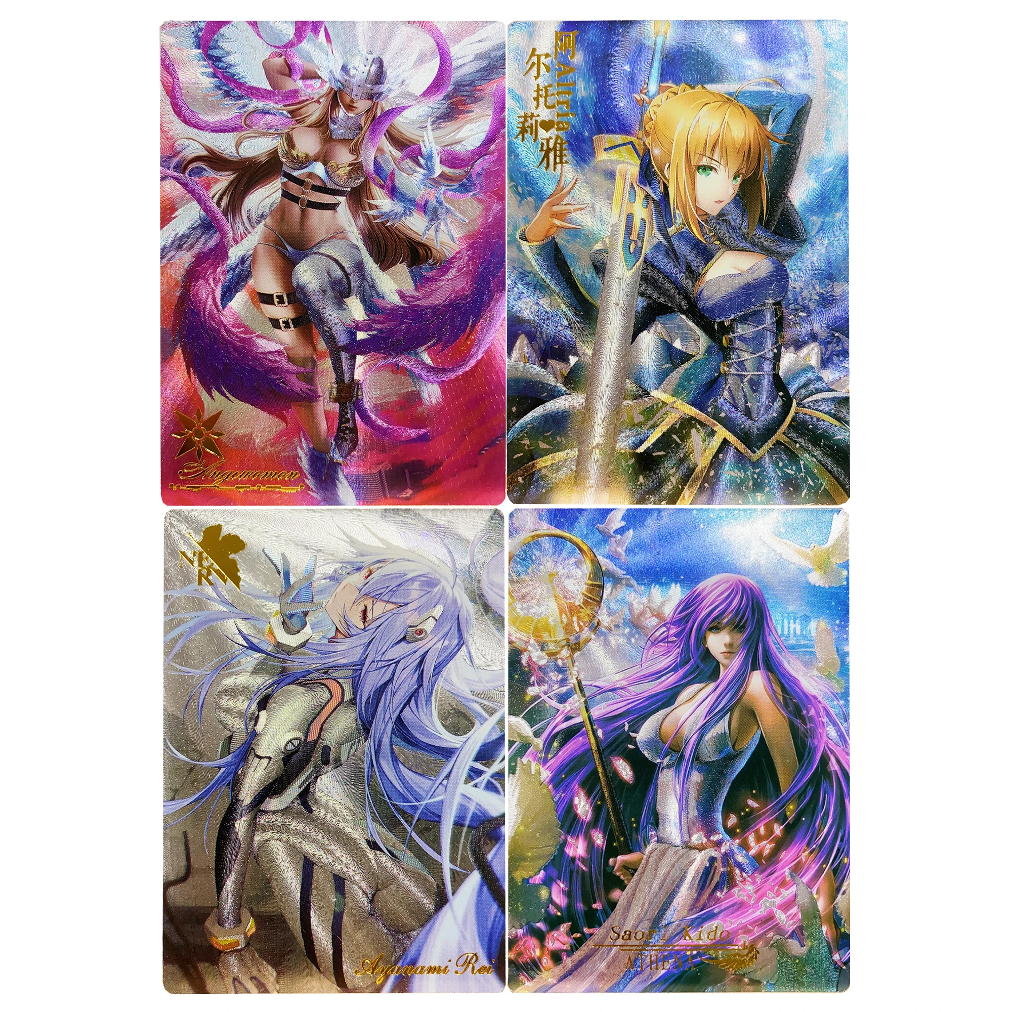 

Коллекционные карточки DIY: Самодельные карточки-фигурки Альтрия Пендрагон, Анджевомон, Аянами Рей — милые аниме-карточки с эффектом глиттера, подарок, игрушка