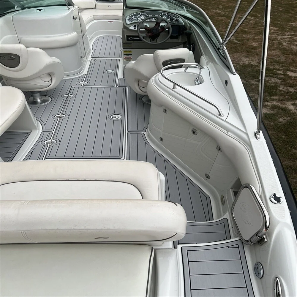 2007 Crownline 240EX Cockpit Mat Boat EVA Faux Foam Teak Deck Floor Pad Flooring