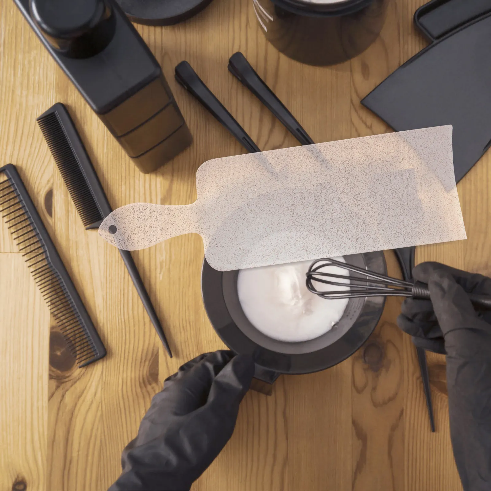 

Набор из 2-х расчесок для окрашивания волос, серебристые аппликаторы для профессионального нанесения краски, инструменты для ухода и укладки волос