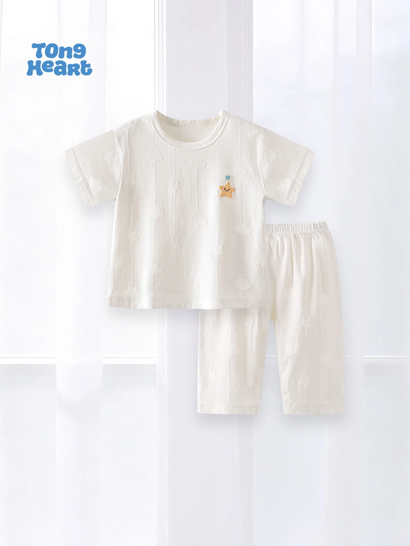 Baby Set - New Summer Style Children's Homewear Set - Short-sleeved Baby Clothing for 7-8 Months Old