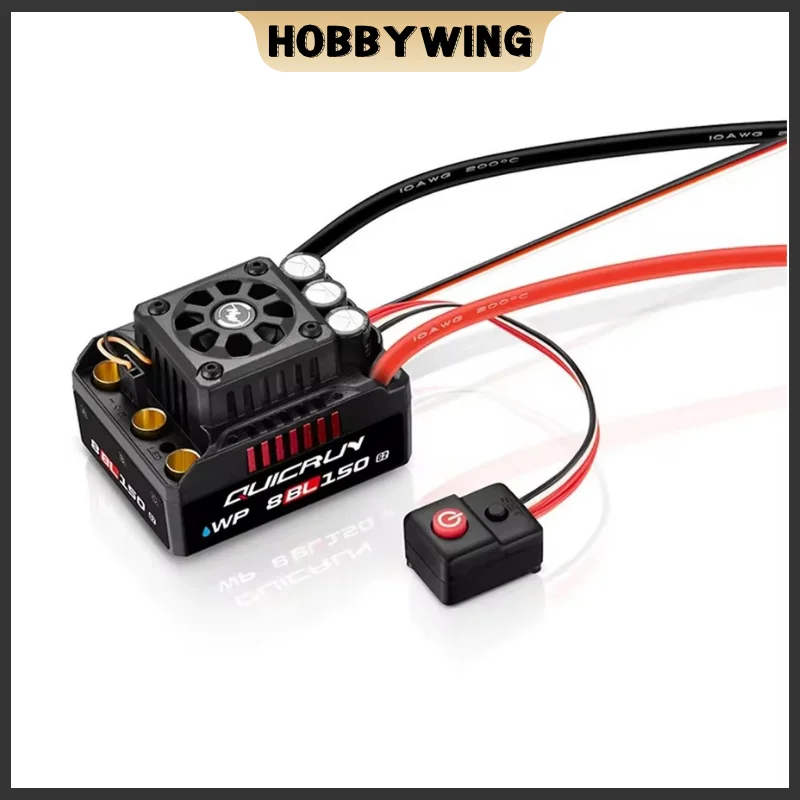 HOBBYWING QuicRun WP 8BL150 G2 3-6S 150A Brushless ESC for 1/8 RC Model Car LCD LED ESC Program Card Buggy Accessories