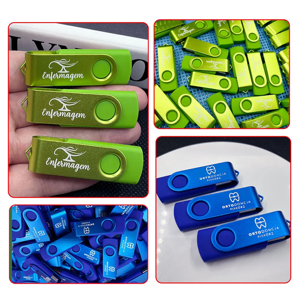 10/50/100 Uds lote USB 2,0 unidad Flash Pendrive 1GB 2GB 4GB Pen Drive 8GB 16GB memoria Stick 32GB USB Stick 64GB Flash 128GB regalo