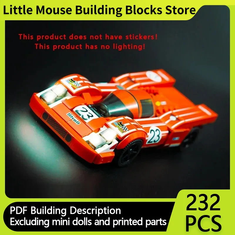 

Модель Speed Champion MOC, строительные кирпичи 917K, гоночные машинки с верхним уровнем, модульные технологии, подарки, детский костюм, игрушки, праздничная сборка