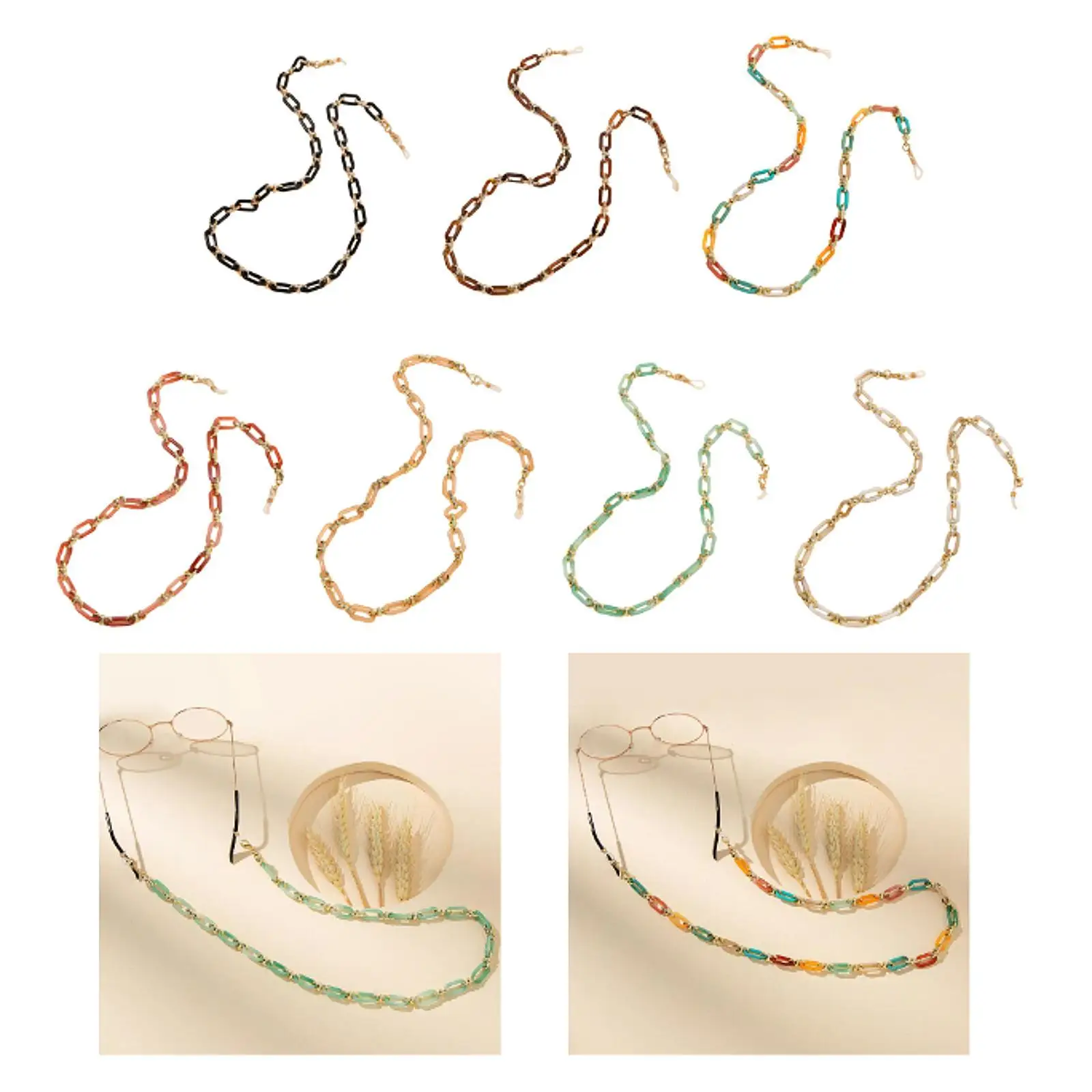 Glasses Chain Holder Spectacle Hanger Keeper for Party Cosplay Photo Props
