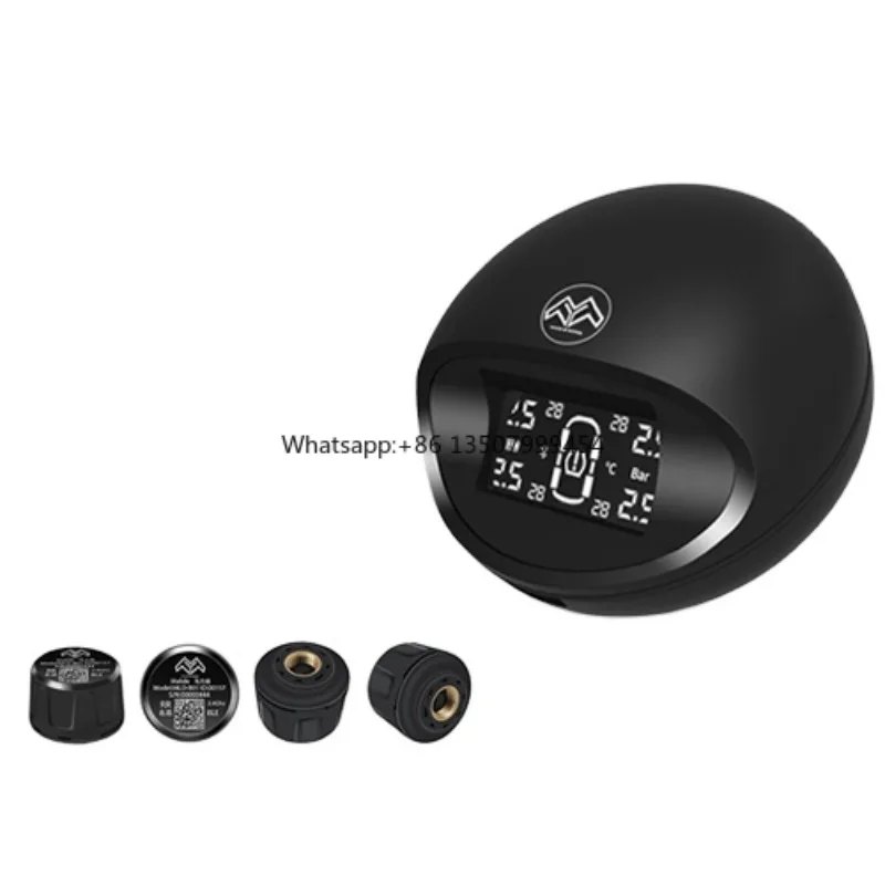 New Round Tire Pressure Monitor 433MHz 315MHz Universal OEM Sensor TPMS for Car Tyre Pressure Sensor Car Tire Monitor TPMS