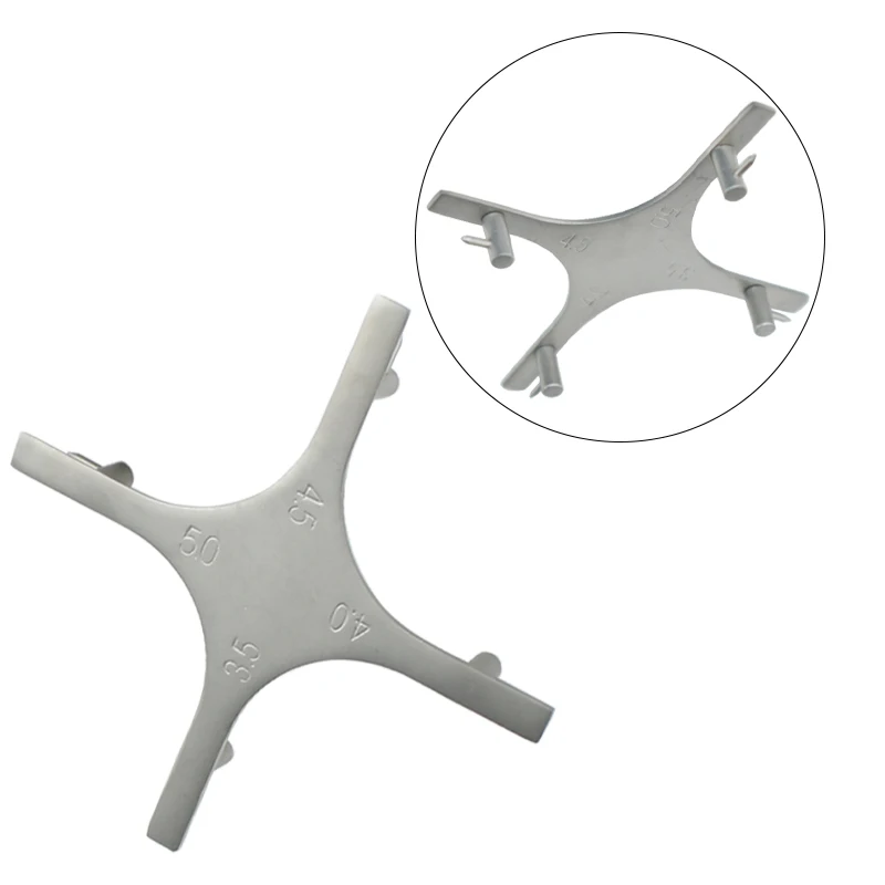 

7 шт. стоматологические ортодонтические брекеты из нержавеющей стали, кронштейн-локатор, крест