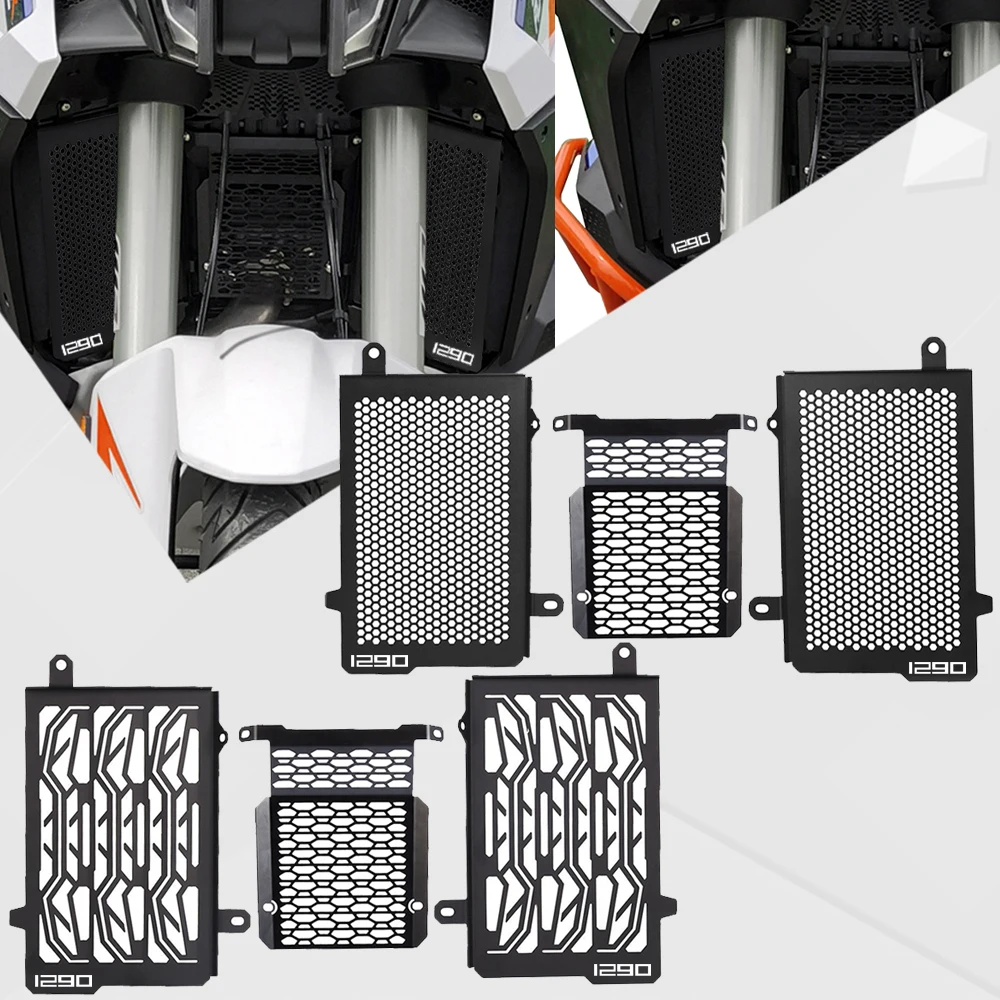 

For 1290 Super Adventure S 2021 2022 2023 Motorcycle Accessories Radiator Guard Cylinder Head Guard Central Engine Protector