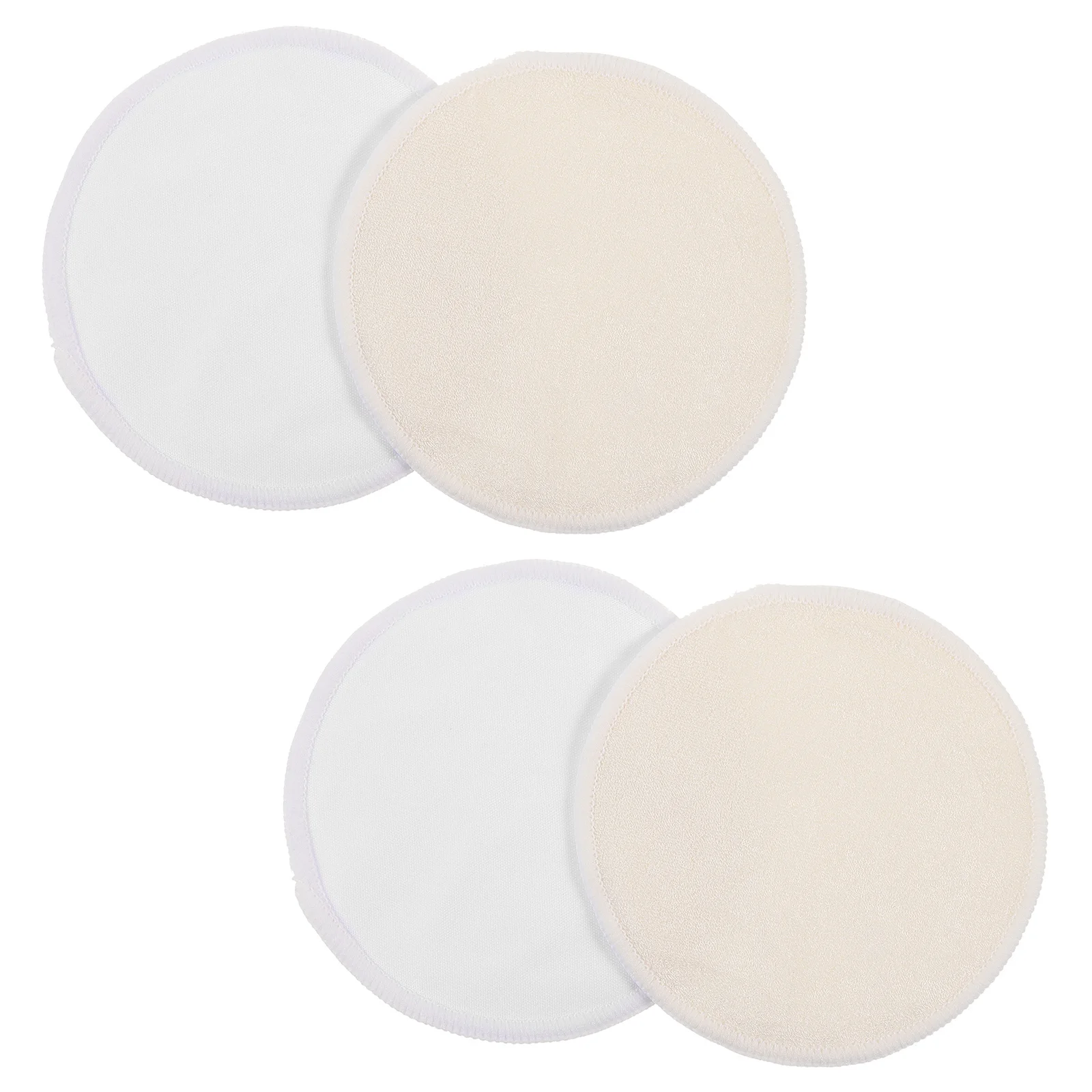 4 قطعة منصات التمريض قابلة لإعادة الاستخدام مرنة الرضاعة الطبيعية منصات الثدي ماصة مانعة للتسرب وسائد الثدي مريحة خفيفة الوزن ل جديد