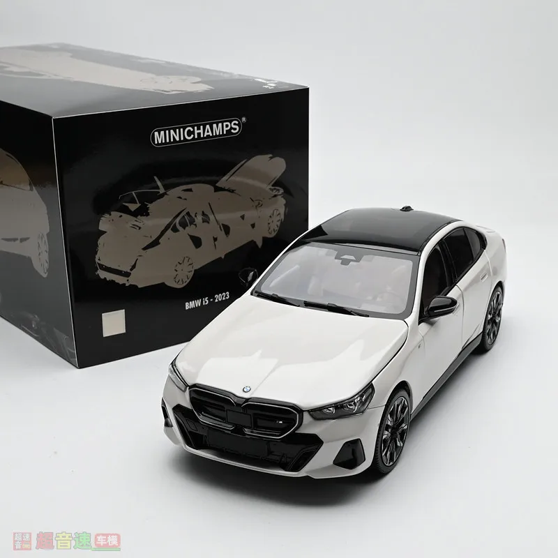 Diecast MINICHAMPS 1:18 Scale BMW I5 2023 Alloy Car Model
