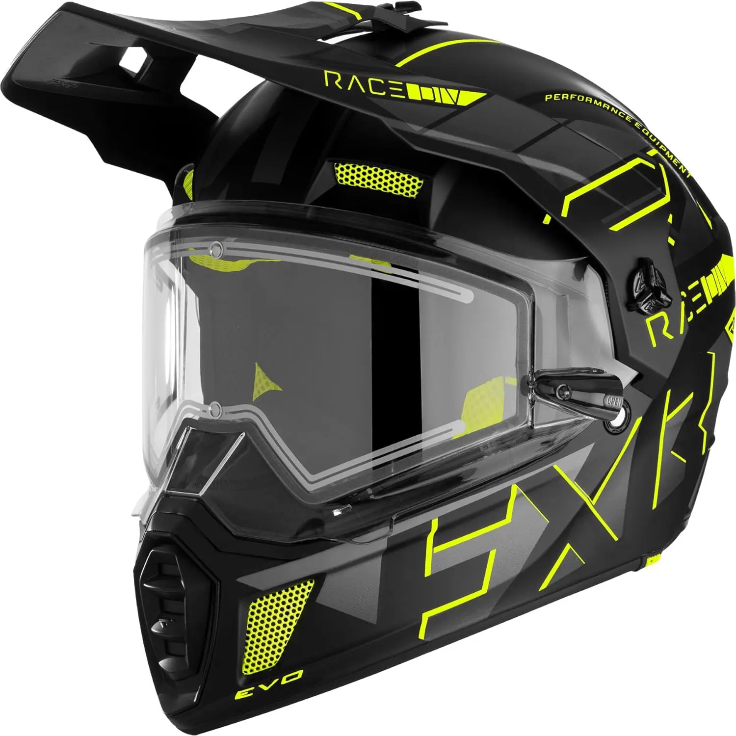

Clutch X Evo w/Electric Shield Helmet 2025 (Hi-Vis - 2X-Large)
