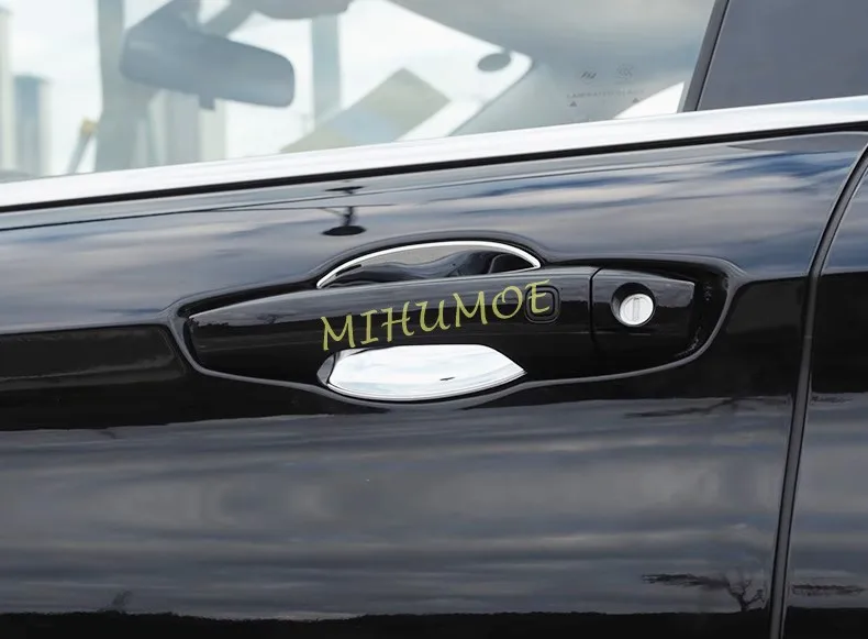 For Mitsubishi Outlander 2022 2023 2024 2025 Car Accessories Glossy Chrome Exterior Door Handle Bowl Cup Protector view 2