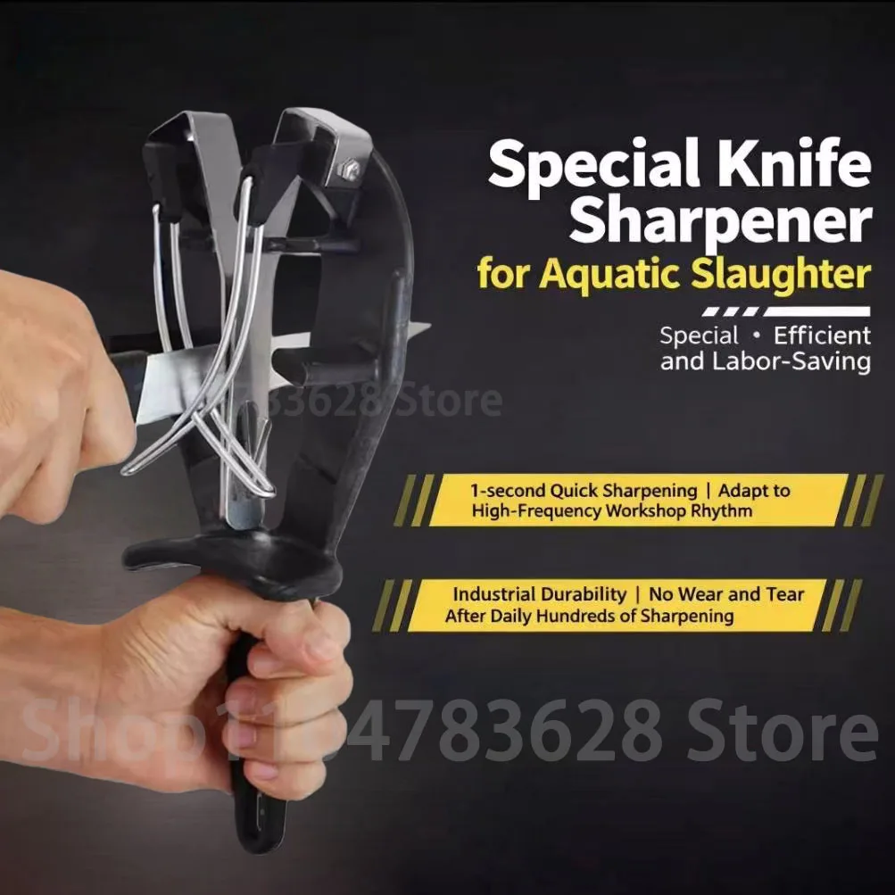 Black 27cm Multifunction Hand Knife Sharpener MF MF-001 Kitchen Tool for Home Use