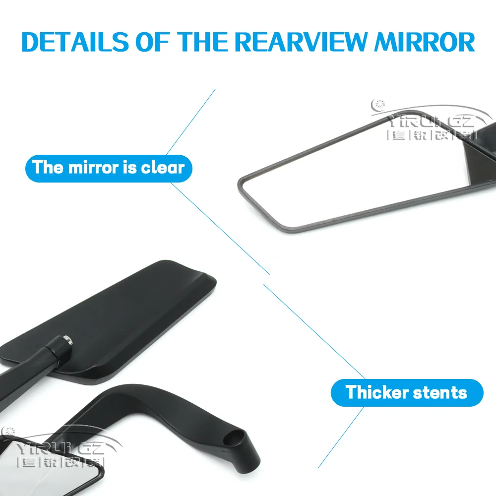 Wind Wing Stealth Winglets Rearview Mirrors 675NK 2025 For CFMOTO 650NK 150NK 250NK 800NK 450NK Motorcycle NEW Side View Mirror image 4