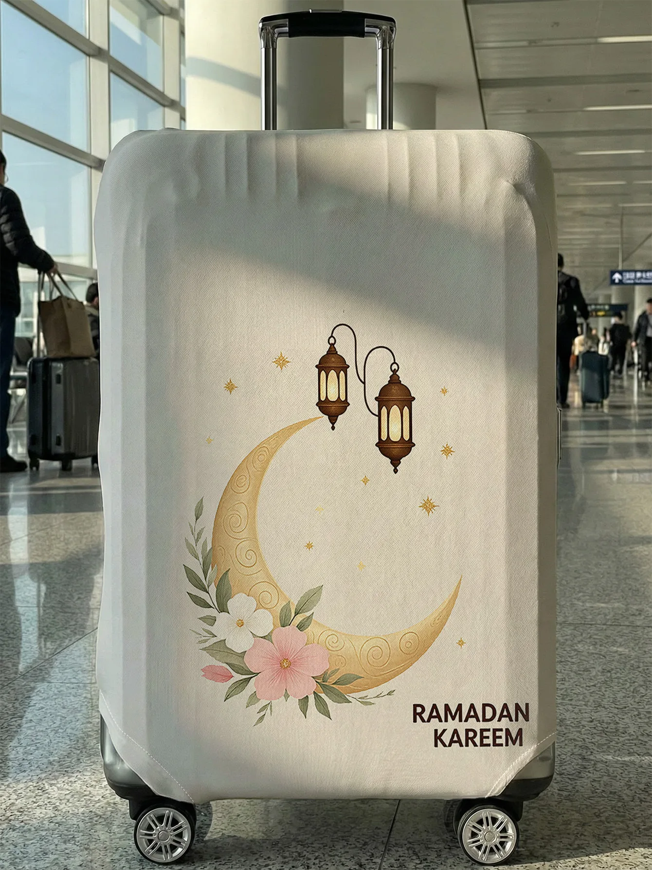 

Lantern Ramadan luggage protection cover, suitable for 18-32 inch luggage covers, luggage handle gloves, travel accessories