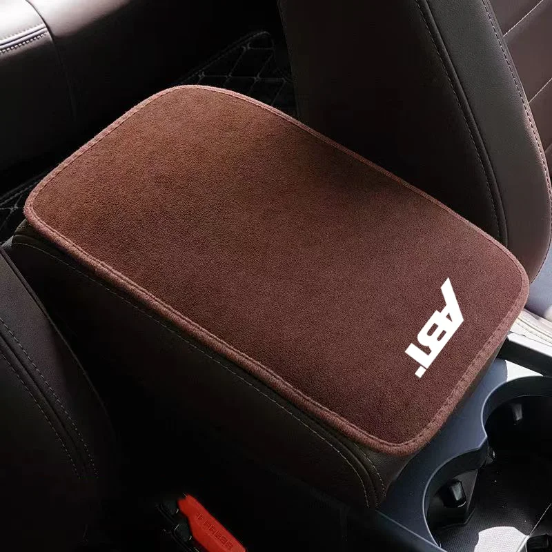 Suede Leather Armrest Mat Arm Rest Protection Cushion Auto Armrests For ABT Audi RS3 RS4 RS5 RS6 RS7 S4 S5 S6 SQ7 A5 A4 Q5 TT VW