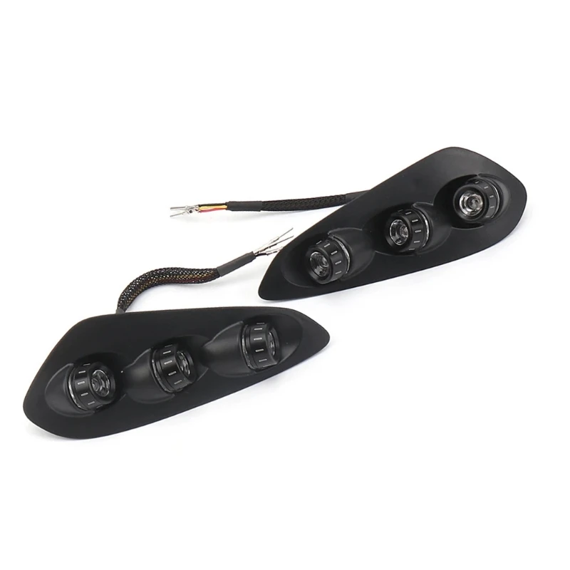 2x Enhanced Safety Motorcycle Turn Signals High Brightness Low Consumption Bright LED Lights for S1000RR Daily Commuters