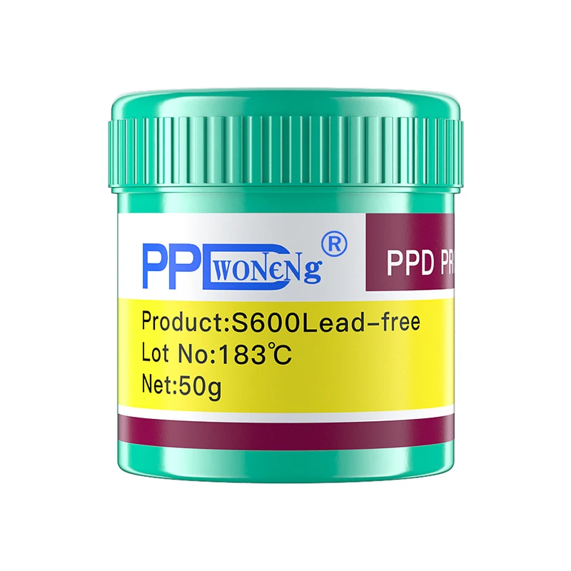 PPD Lead-free Solder Paste For Phone CPU SMT Tin Planting 138 158 183 217 Degrees Melting Point Flux