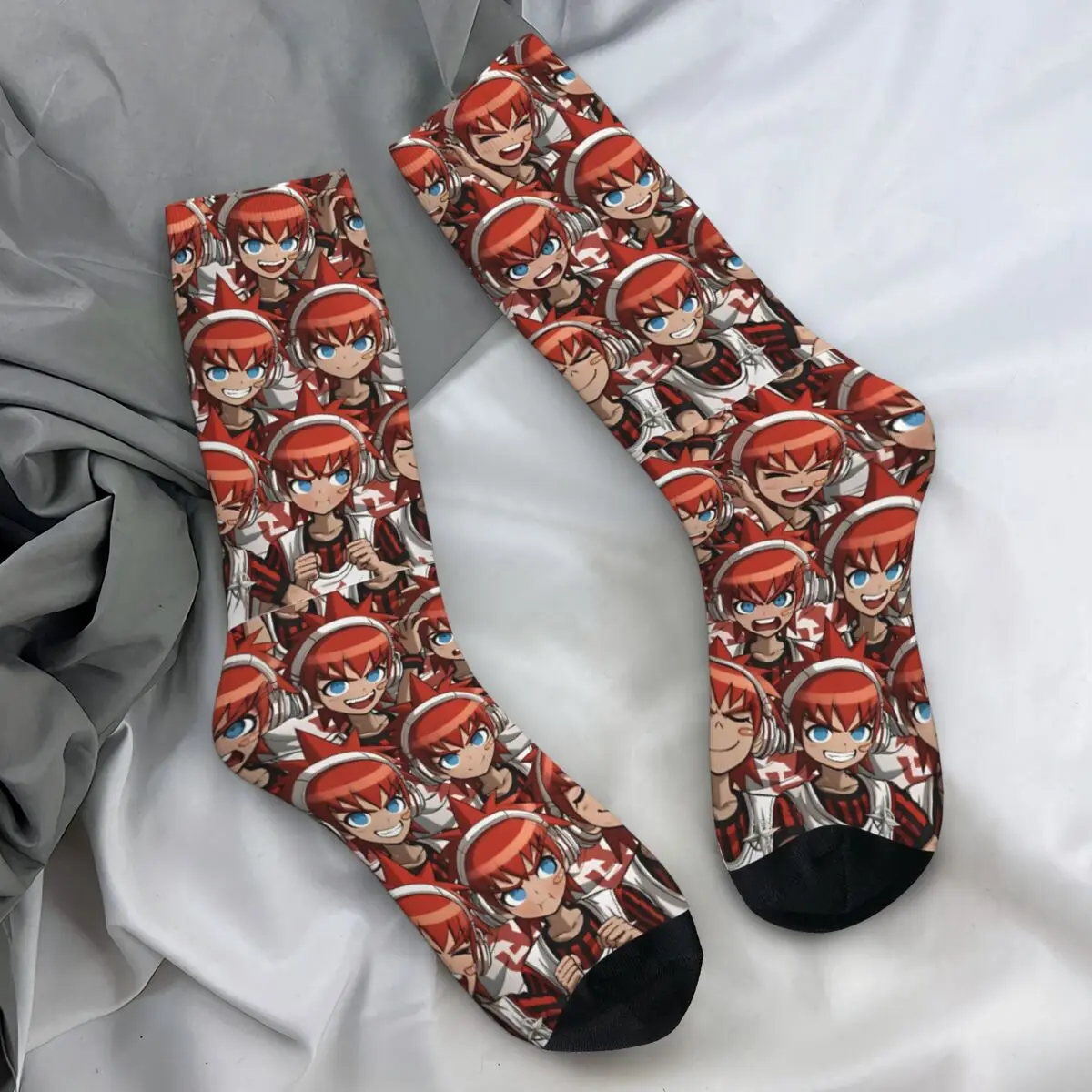 Masaru Daimon Stockings Your Turn To Die Anime Game Graphic Modern Socks Winter Anti Sweat Socks Men Running Sports Socks