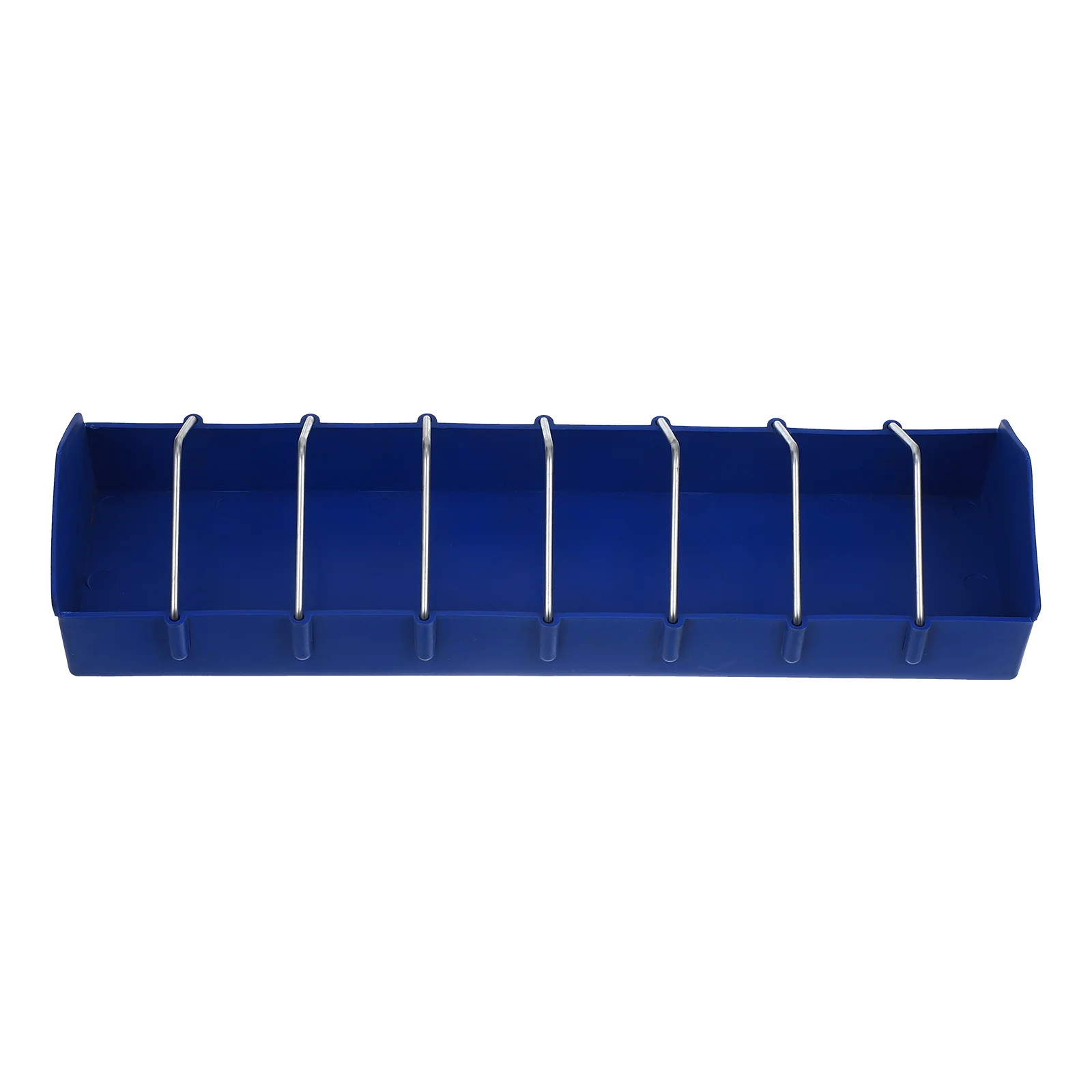 

40Cm Heavy Duty Plastic Bird Feeder Trough for Pigeons Parrots Budgies Multi Opening Feed Holder Prevents Waste Pigeon Feeding