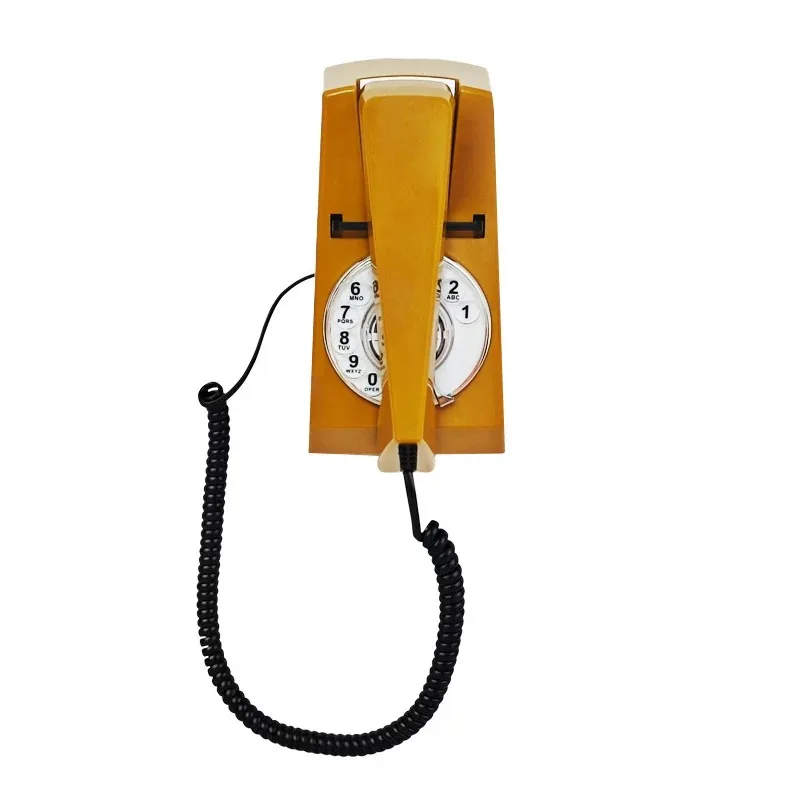 

Corded Retro Wall Phone, Vintage Landline Wall Telephone, Old Fahsion Wall Mount Phone for Home/Office/Hotel
